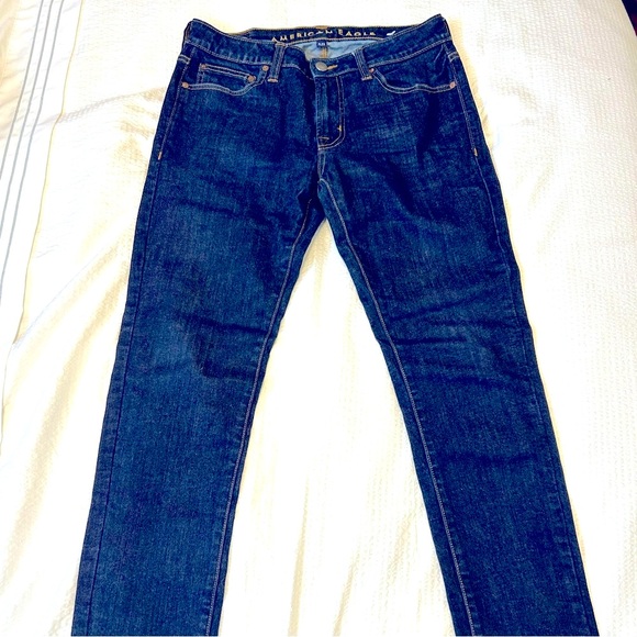 American Eagle Outfitters Other - American Eagle Men’s Dark Wash Navy Blue Skinny Jeans (31 X 32)